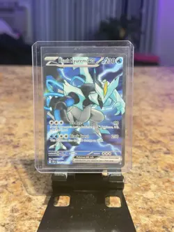 Pokemon TCG Black Kyurem EX Surging Sparks 218/191 Full Art Ultra Rare Holo Card - Image 1