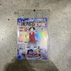 [PRESALE] One Piece Monkey D. Luffy US Voyage College Basketball Promo Card - Image 1