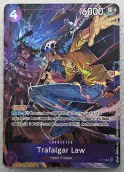 One Piece Card Game Trafalgar Law Illustration Box Vol. 6 P-093 P NM Pack Fresh - Image 1