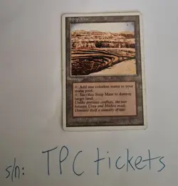 Strip Mine - 4th Edition - MTG Magic Card - LP Lightly Played - TCG Value $19 - Image 1