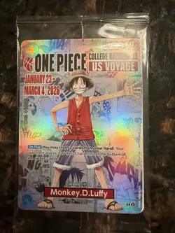 IN HAND MINT CONDITION UNOPENED One Piece College Basketball US VOYAGE card - Image 1