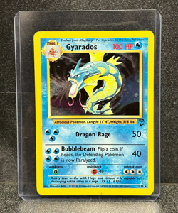 Pokemon TCG Base Set Gyarados Holo Unlimited Rare Card 7/130 - LP/MP - Image 1