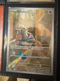 Mimikyu 075 SVP Scarlet&Violet Paldean Fates ETB Promo Card Holo Shiny SEALED NM - Image 1