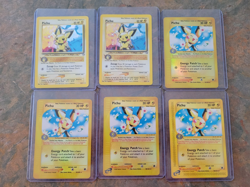 Lot 6 Pichu Neo Genesis Holo 1995-2000 Expedition (US/Canada)- Rare Pokemon Card - Image 1