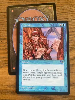 Intuition MTG sticker cEDH - Image 1