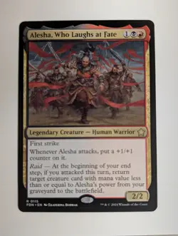 MTG - Alesha, Who Laughs at Fate - FDN - R - 115 - Image 1