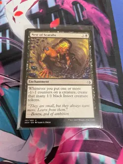 MTG - NEST OF SCARABS - UNCOMMON - AKH - LP - Image 1