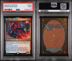 2025 MTG SPIDER-MAN #0150 SPIDER-MAN 2099 (RARE) - PSA 9 - POP 1 (NONE HIGHER) - Image 3