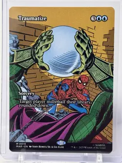 Traumatize (Borderless Foil) Marvel Universe Eternal-Legal Spider-Man Mtg - Image 1