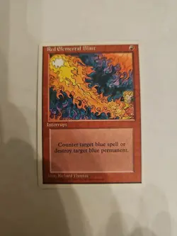 Mtg 4th Edition Red Elemental Blast (Never Played) - Image 1