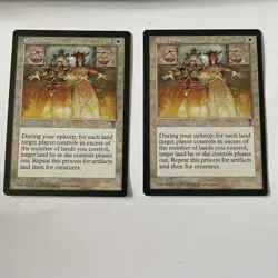 (2) Visions - Equipoist MTG NM Magic: The Gathering Free Ship - Image 1