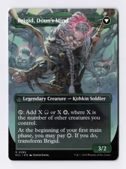 Brigid, Clachan's Heart (Borderless) 0285 (R) MTG Lorwyn Eclipsed (ECL) - Image 2