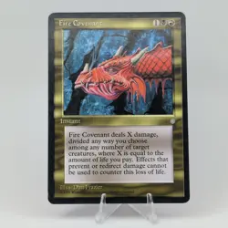 MTG Fire Covenant Ice Age Uncommon LP - Image 1