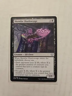 Skemfar Shadowsage - Kaldheim - LP - Uncommon - Creature - Image 1