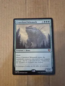 Craterhoof Behemoth Commander Masters Regular - Image 1