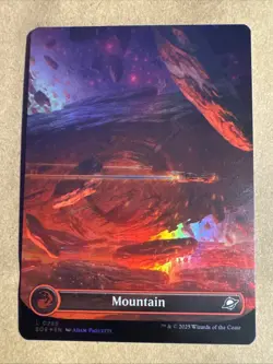 Mountain (0265) (Borderless) Edge of Eternities Foil - Image 1
