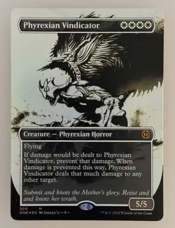 Phyrexian Vindicator (Showcase) Phyrexia: All Will Be One Foil #300 NM - Image 1