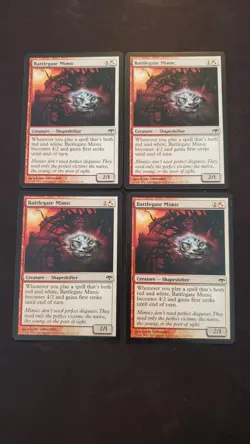 MTG Magic **BATTLEGATE MIMIC (x4)** Eventide, Playset, English, Lightly Played - Image 1