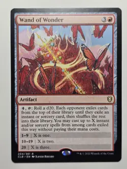 Wand of Wonder (CLB-204) Commander Legends: Battle for Baldur's Gate NM+ mtg 🦋 - Image 1