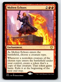 Molten Echoes R Commander: Innistrad: Crimson Vow # 148 NM Normal - Image 1