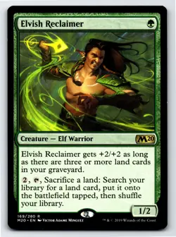 Elvish Reclaimer R Core Set 2020 # 169 NM Normal - Image 1