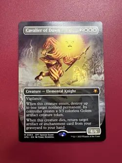 *** Cavalier of Dawn *** Borderless Special Guest NM MTG English - Image 1