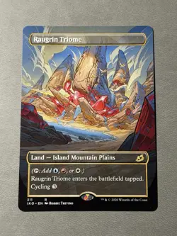MTG Raugrin Triome 311 Showcase Ikoria: Lair of Behemoths NM - Image 1