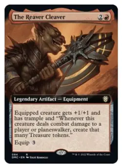 NM -The Reaver Cleaver - Extended Art - Dominaria United #84 - Free Ship - Image 1