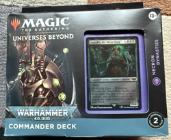 Magic the Gathering MTG Warhammer 40K Commander Necron Dynasties Deck - Image 1