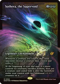 MTG - Sothera, the Supervoid - Showcase Foil - Edge of Eternities - Magic - Image 1