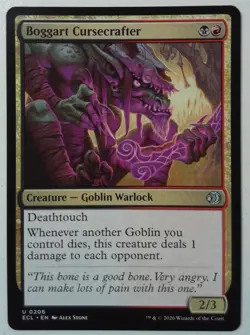 Boggart Cursecrafter *Uncommon* Magic MtG x1 Lorwyn Eclipsed - Image 1