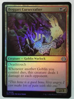 Boggart Cursecrafter *FOIL Uncommon* Magic MtG x1 Lorwyn Eclipsed - Image 1