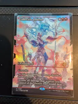 MTG: Lorwyn Eclipsed: Collective Inferno - FOIL Showcase Mythic #387 NM - Image 1