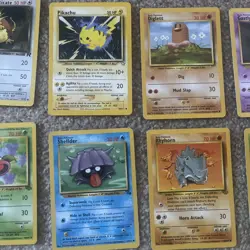Pokemon 50 Random Cards Bulk Lot - Common Vintage, Moderately Played - Image 4