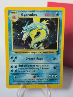 😻 Pokemon GYARADOS Base Set 2 7/130 * Holo * LP++/ NMU * Wow! (Rd) - Image 1