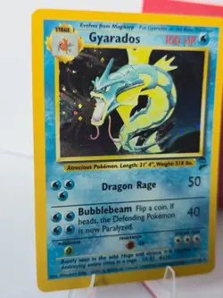 😻 Pokemon GYARADOS Base Set 2 7/130 * Holo * LP++/ NMU * Wow! (Rd) - Image 2