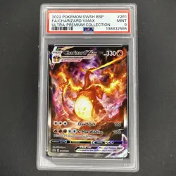 2022 Pokemon SWSH BSP FA/Charizard VMAX Ultra Premium Collection #261 PSA 9 Mint - Image 1