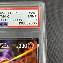 2022 Pokemon SWSH BSP FA/Charizard VMAX Ultra Premium Collection #261 PSA 9 Mint - Image 4