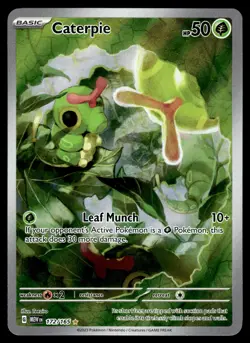 Caterpie 172/165 Illustration Rare SV: Scarlet & Violet 151 Pokemon - Image 1