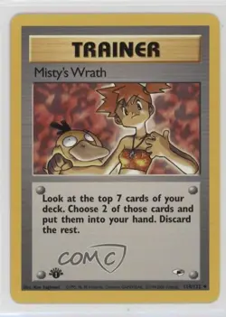 Misty's Wrath 1st Ed. Pokemon Gym Heroes #114 2000 - Image 1