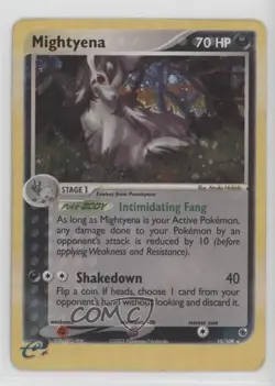 Mightyena Holo Pokemon EX Ruby & Sapphire #10 2003 - Image 1