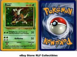 1999 Pokemon, Jungle, #9/64 Pinsir, Holo Rare - Image 1