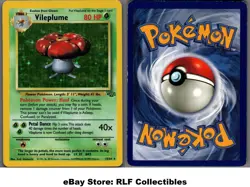 1999 Pokemon, Jungle, #15/64 Vileplume, Holo Rare - Image 1