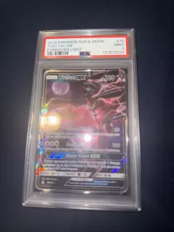2018 Pokemon Sun & Moon Forbidden Light Yveltal GX #79 PSA 9 - Image 1