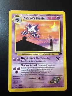 Pokemon TCG Sabrina's Haunter Gym Challenge Uncommon 55/132 - Image 1
