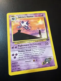 Pokemon TCG Sabrina's Haunter Gym Challenge Uncommon 55/132 - Image 2