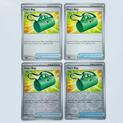 x4 Hop's Bag 147/159 4x - NM Journey Together Pokemon Playset - 2 Reverse Holos - Image 1