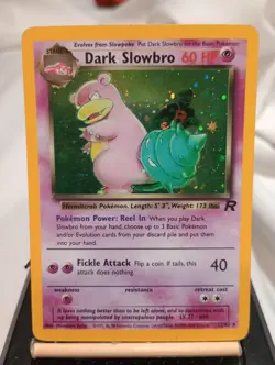 Dark Slowbro Holo 12/82 - 2000 WOTC Team Rocket Pokemon TCG - Image 1