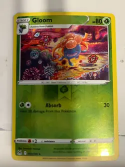 Gloom 002/196 Lost Origin Pokemon Reverse Holo Foil Rare - Image 1