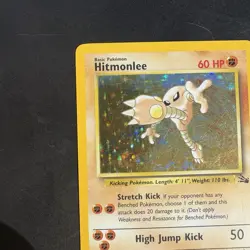 Pokemon Vintage Holo Hitmonlee 7/62 Fossil WotC 1999 - Image 2